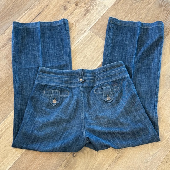 Cache Vintage 90s Wide Leg Denim Jeans High Waisted Wide Waistband Size … - Picture 6 of 12